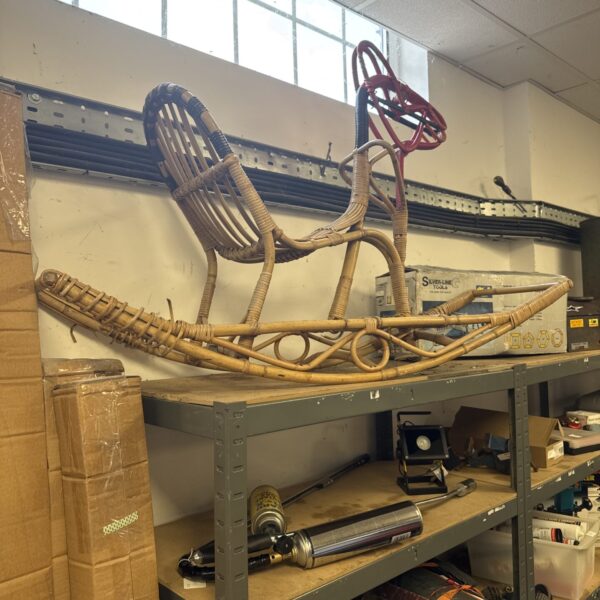 Nissen children’s bamboo rocking horse