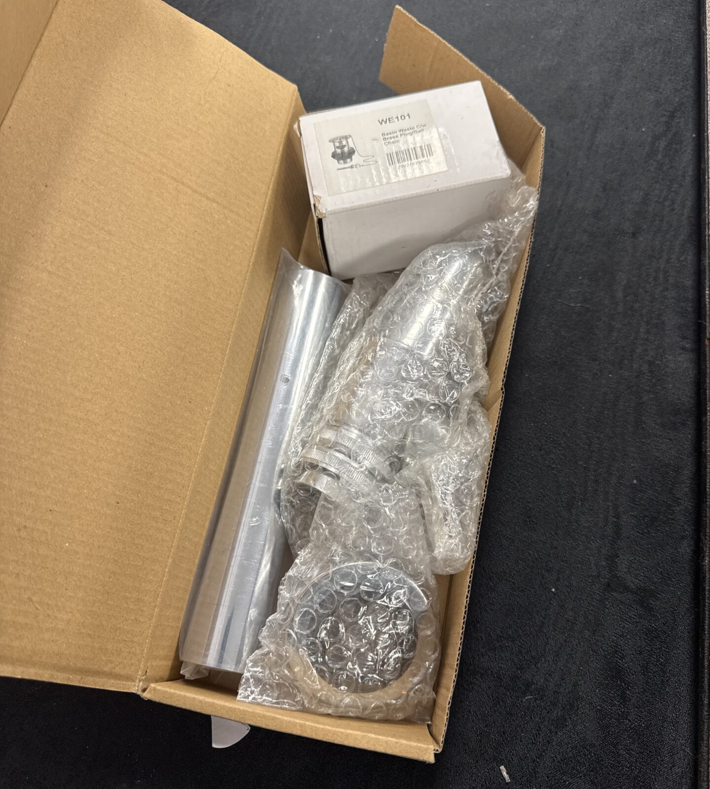 Chrome bottle trap set
