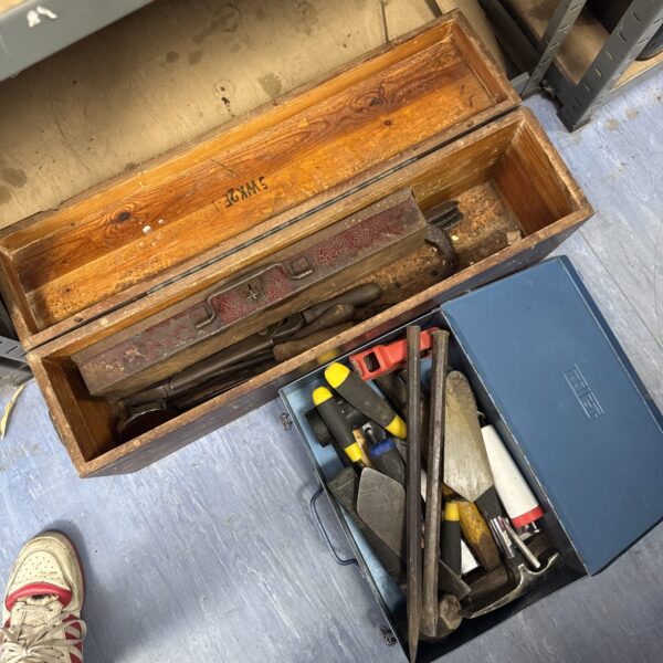 Two tool boxes with contents