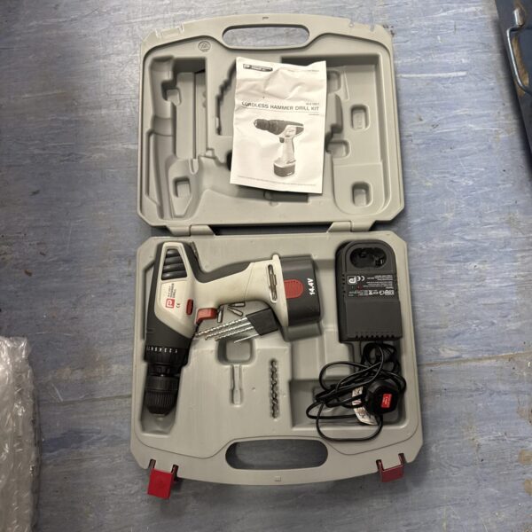 Performance power cordless drill with charger - powers on, low battery