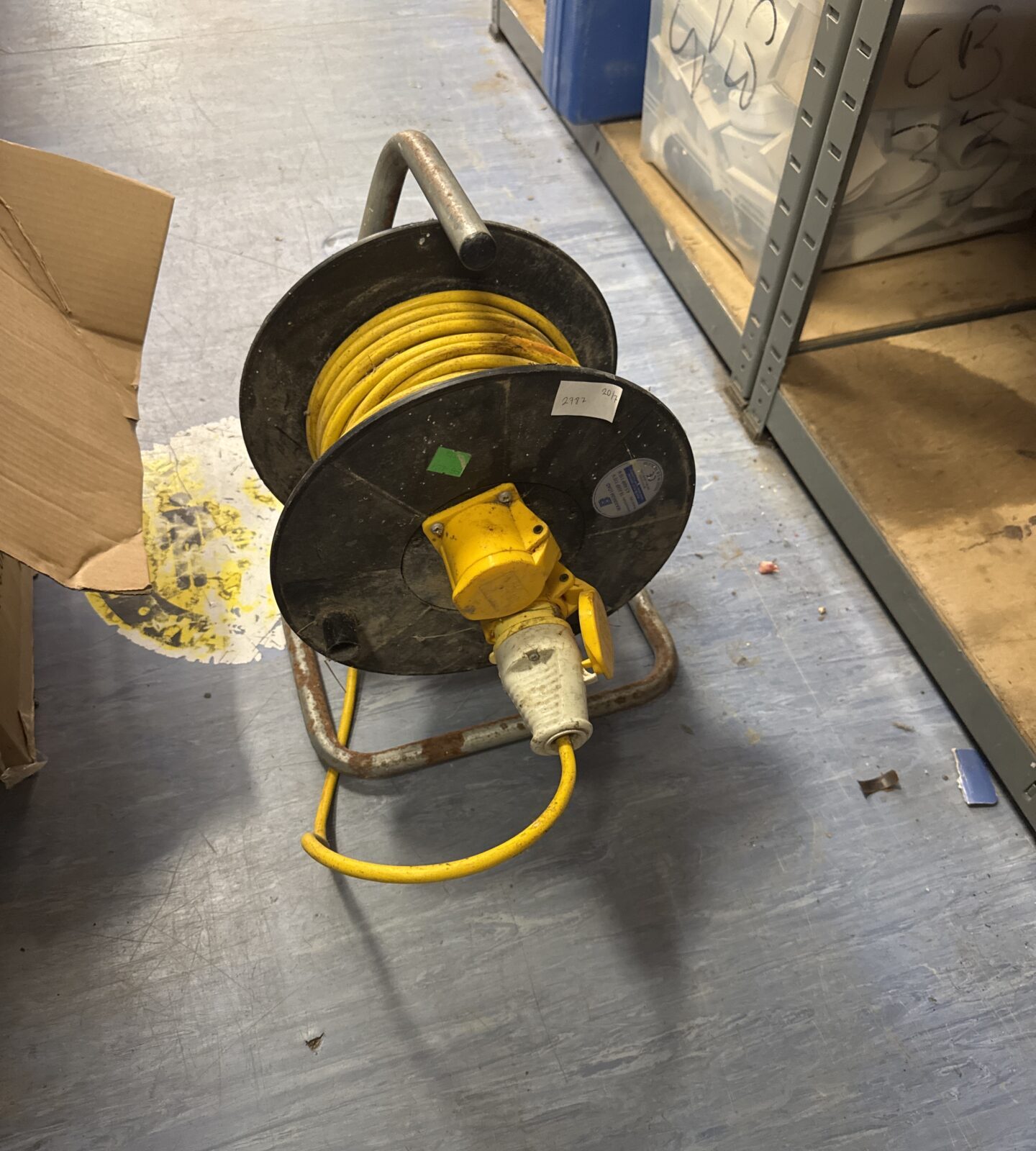 110v two gang extension reel - unable to test