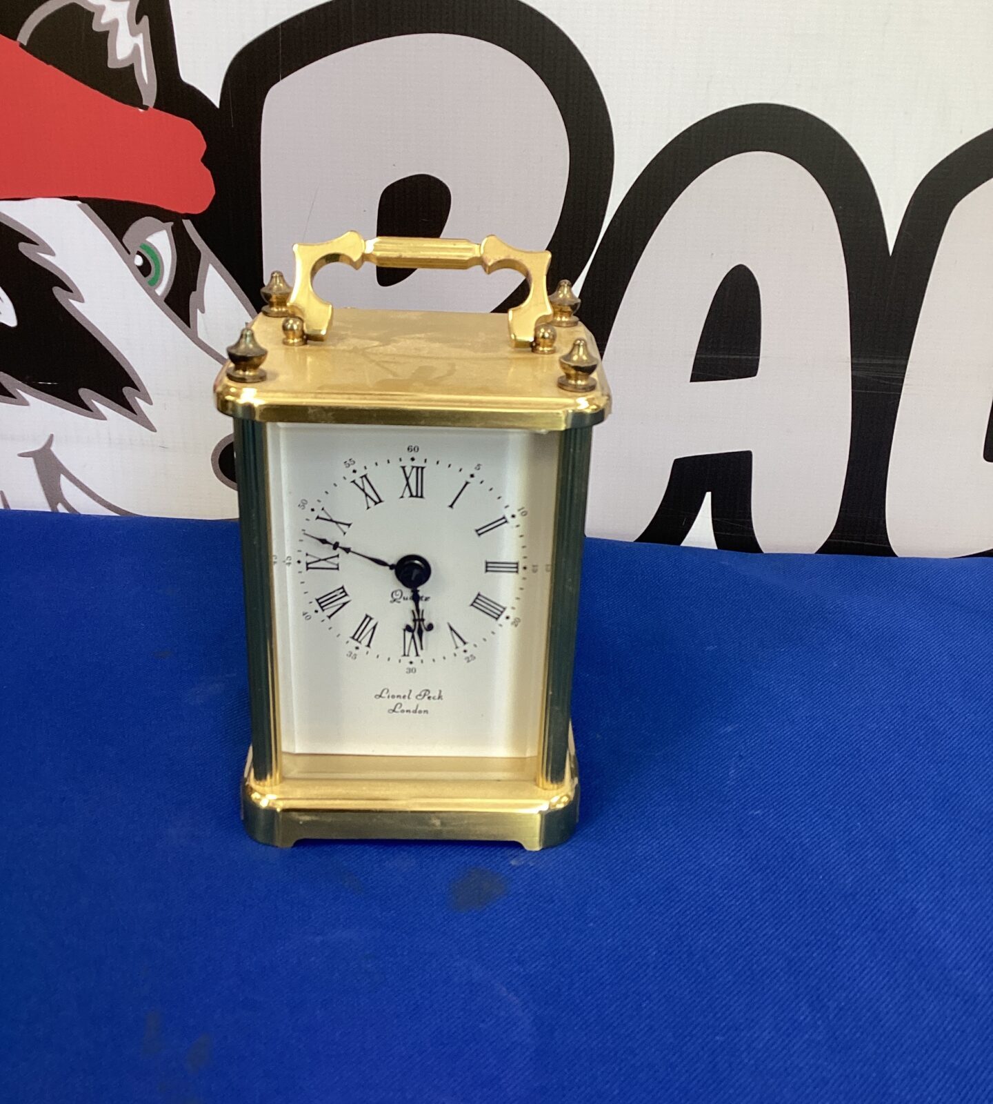 Lionel Peck of London Quartz Carriage Clock