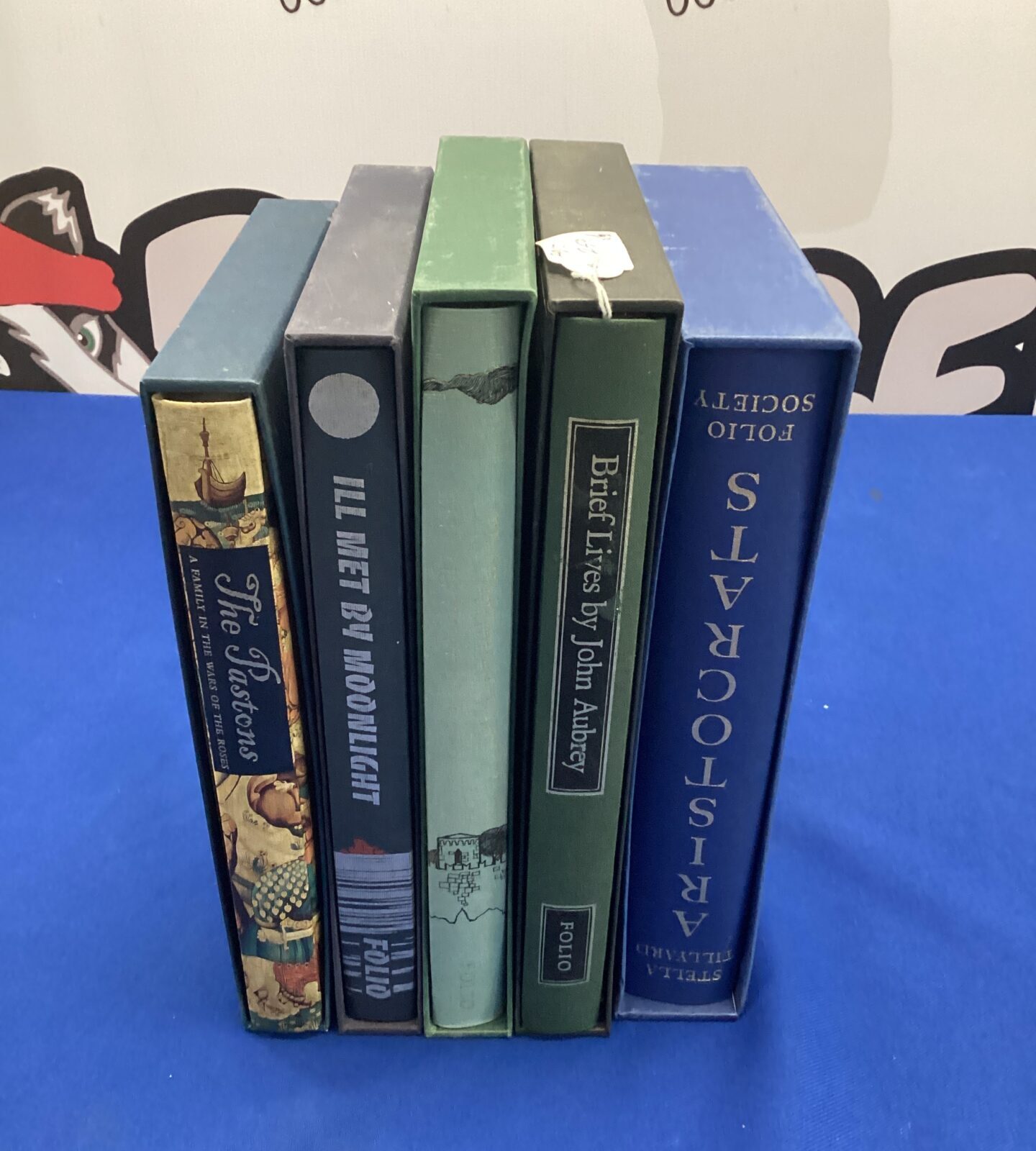 Five folio society books inc aristocrats & ill met by moonlight