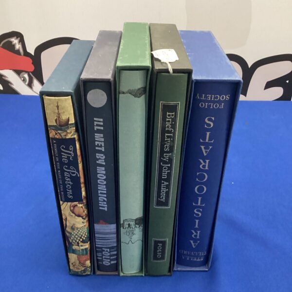 Five folio society books inc aristocrats & ill met by moonlight