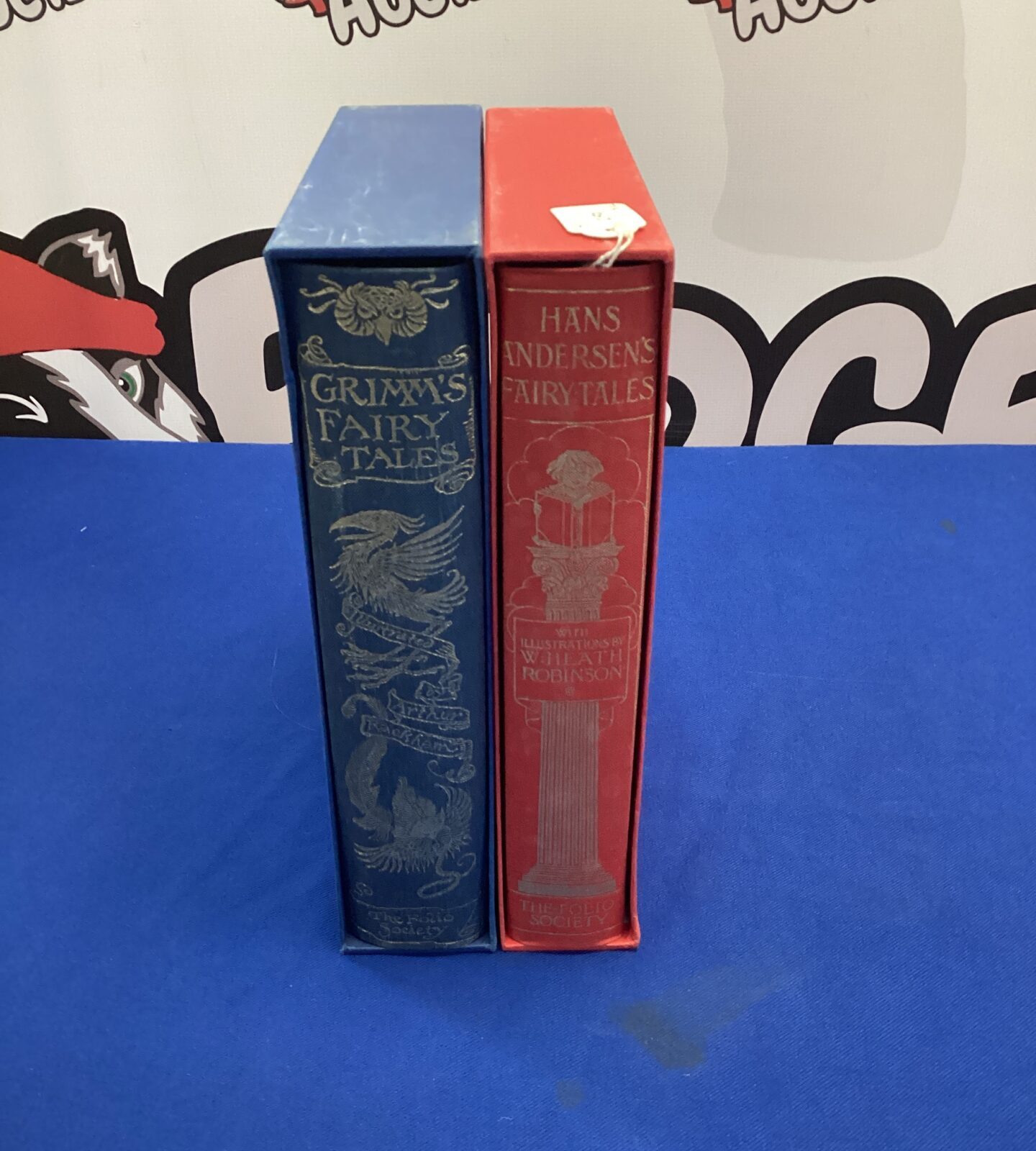 Two folio society books inc grimm’s tales & han’s andersen’s fairytales