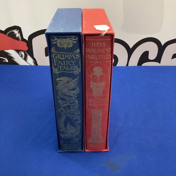 Two folio society books inc grimm’s tales & han’s andersen’s fairytales