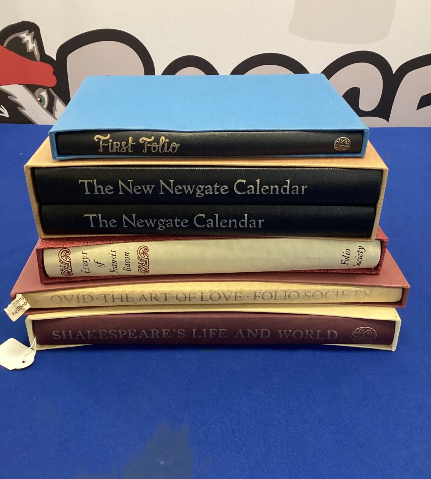 Five folio society books inc first folio, Shakespeare’s life and world with thevart of love