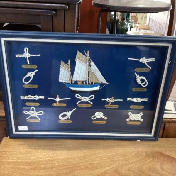 Nautical Diorama of ships knots