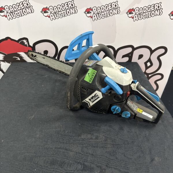 Mac Allister petrol chainsaw - working