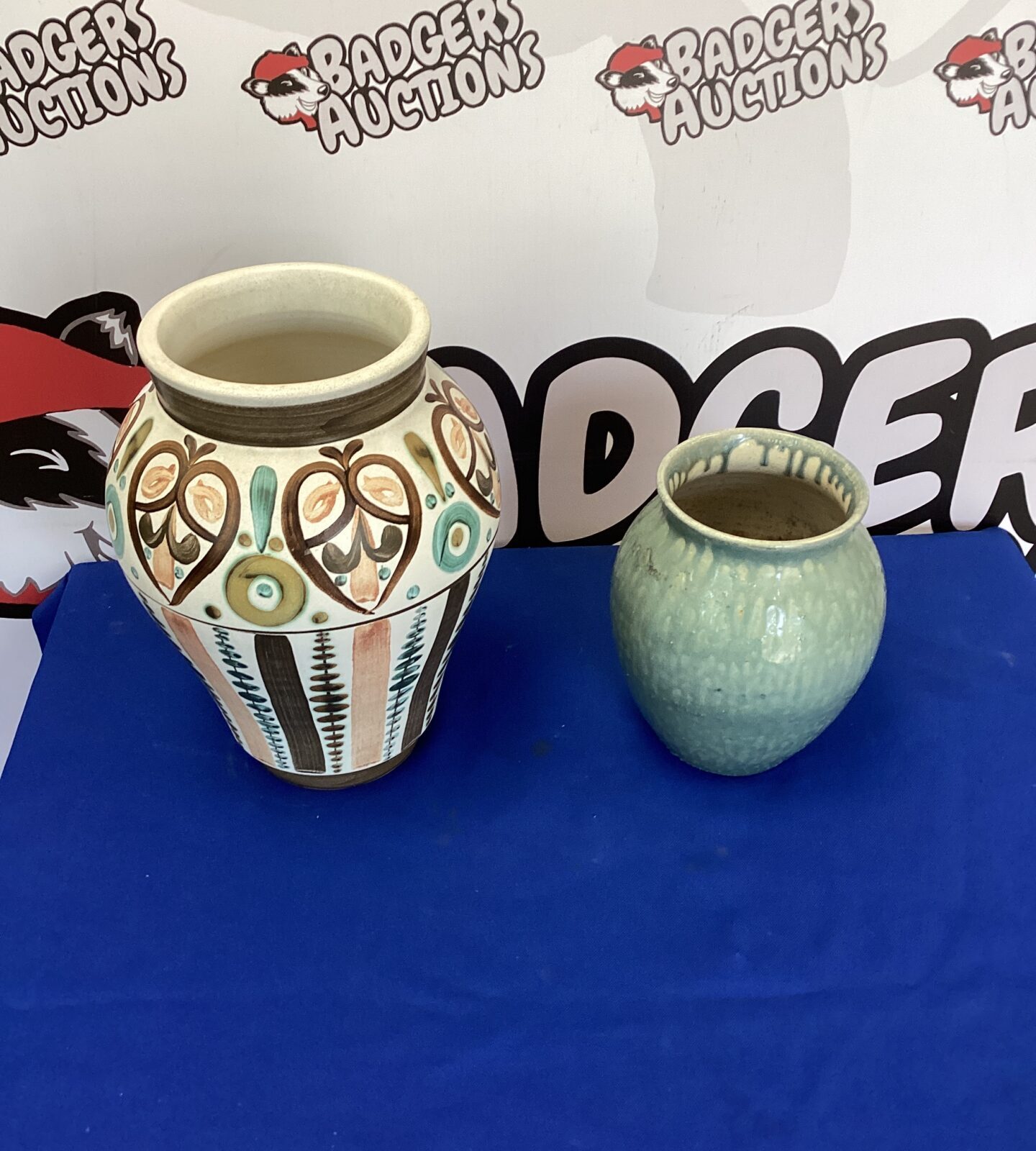 Two handmade Vases by Glyn Colledge Design