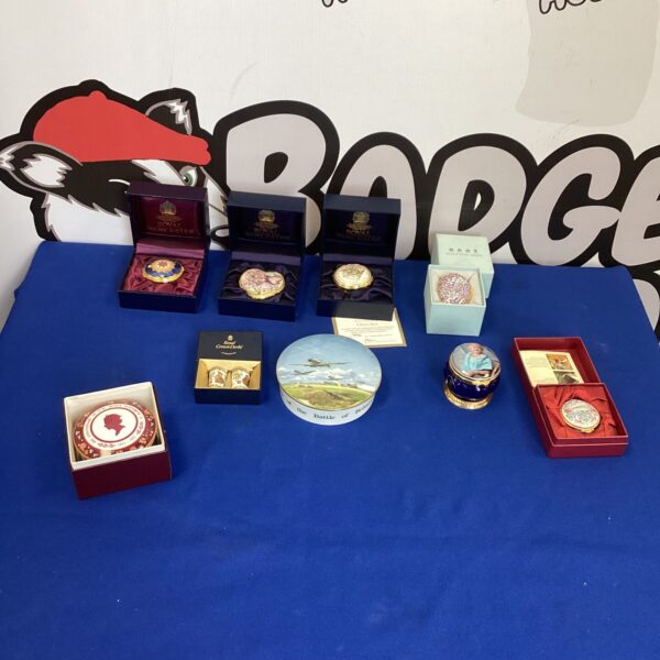 Selection of Pill Boxes inc Royal Worcester