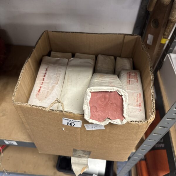 Box of metal polishing soap blocks