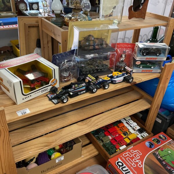 Selection of diecast models and lead figures inc dinky and ertl