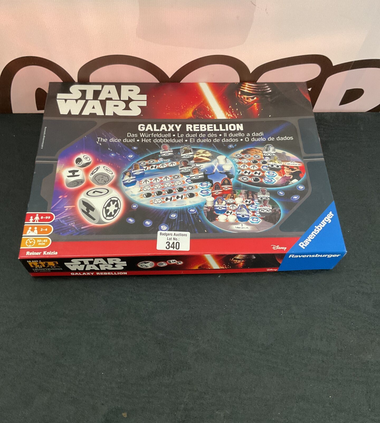 Ravensburger star wars galaxy rebellion the dice duel playset