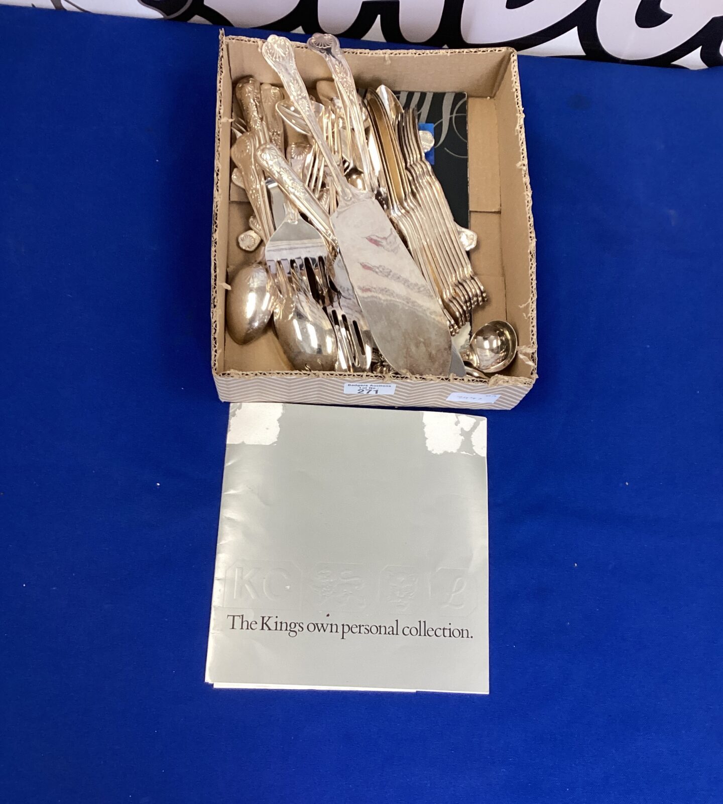 Box of Kings silverplate Cutlery