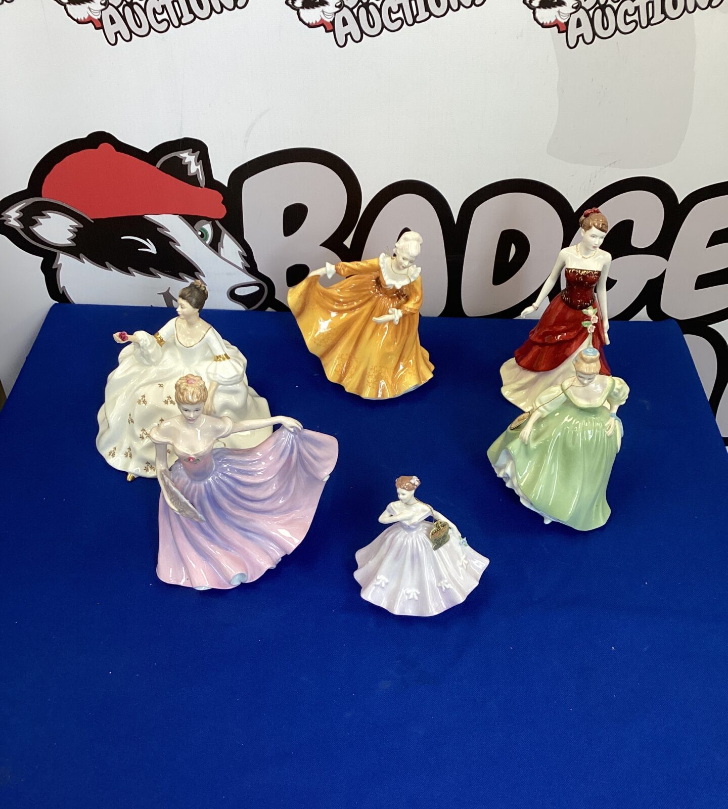 Quantity of Royal Doulton lady Figurines