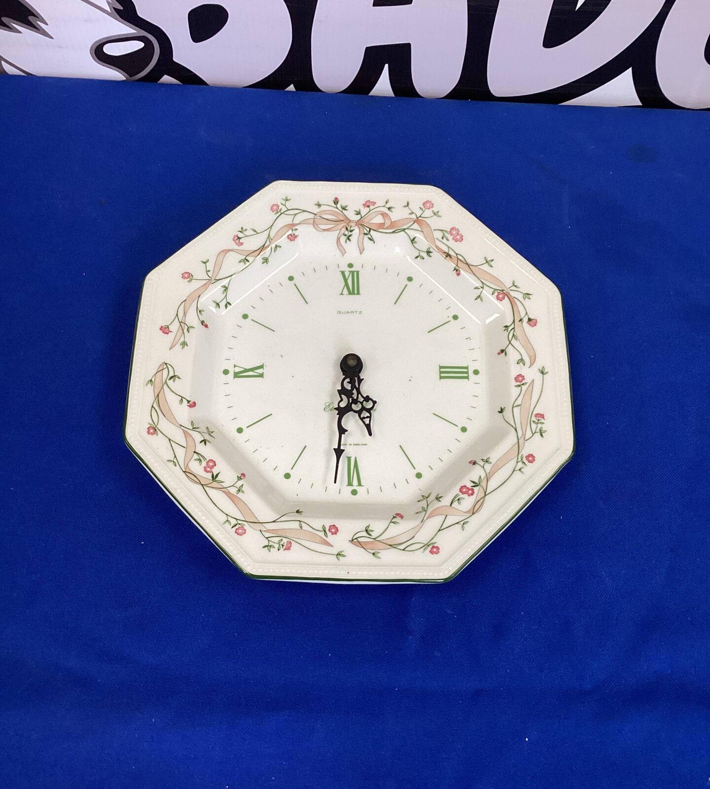 Eternal Beau Porcelain Quartz Wall Clock