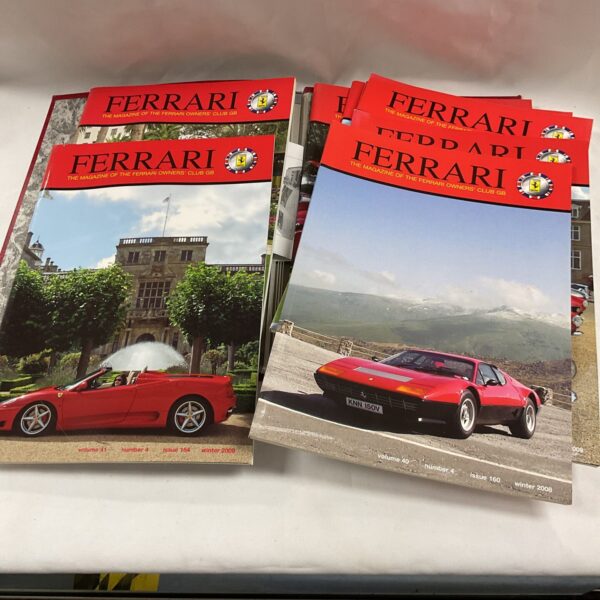 Ferrari owners club folder with magazines