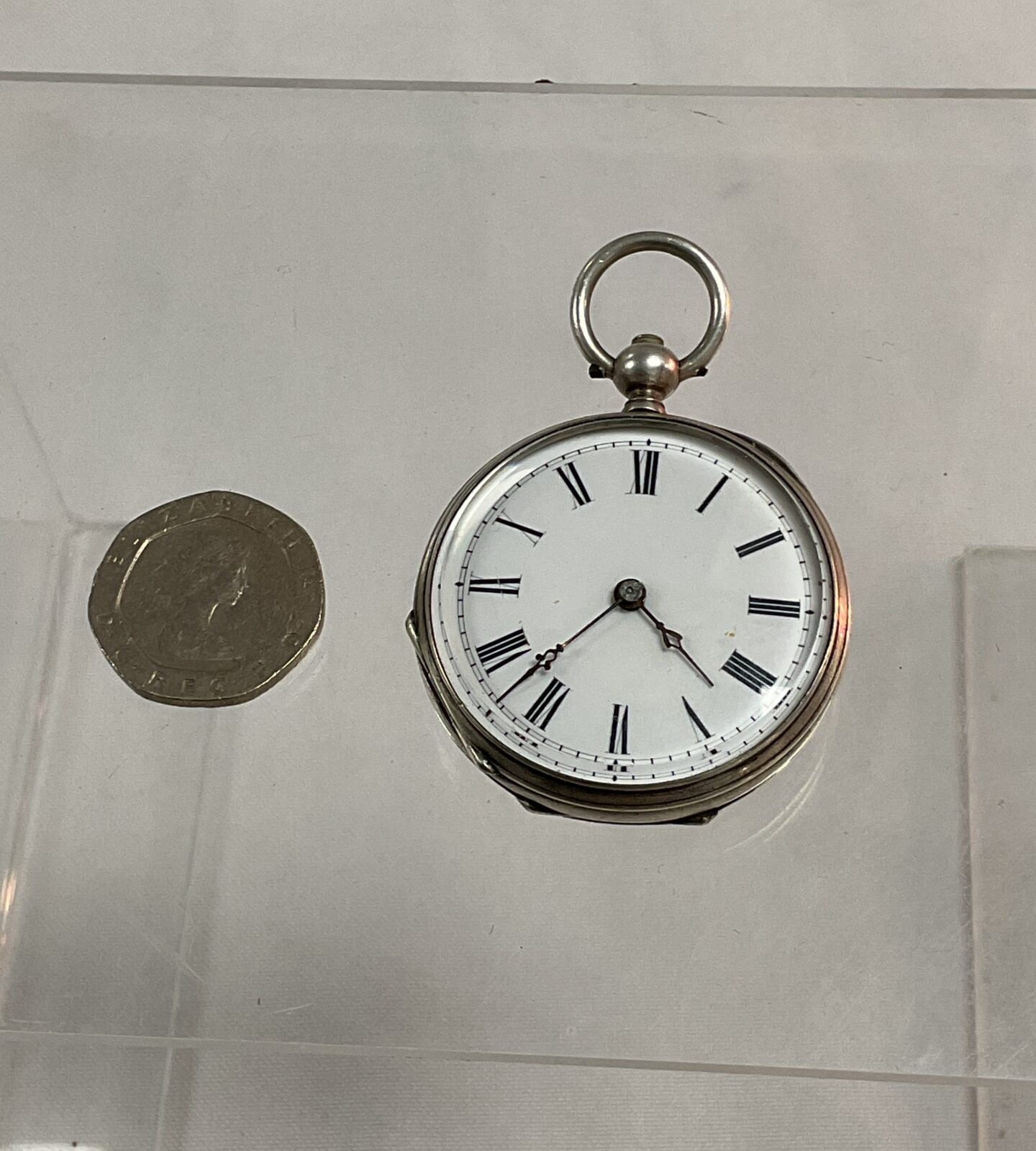 vucheron silver ladies pocket watch Needs servicing