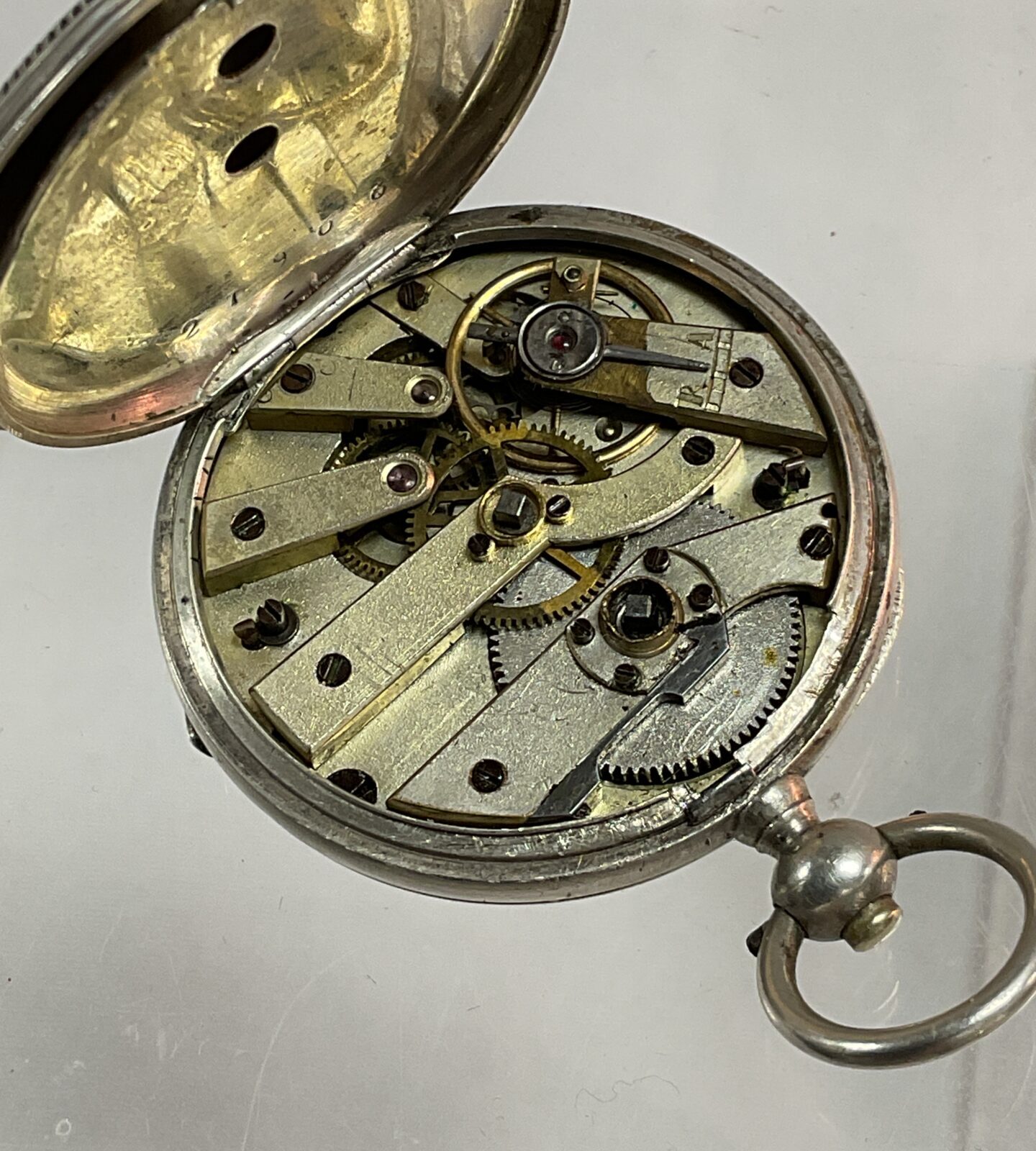 vucheron silver ladies pocket watch Needs servicing - Image 3