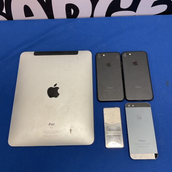 Applie ipad, three iphones & ipod