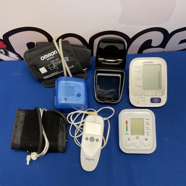 Box of omron blood pressure monitors