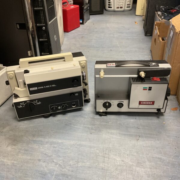 Eumig mark s 802d & cinerex 8mm film projectors