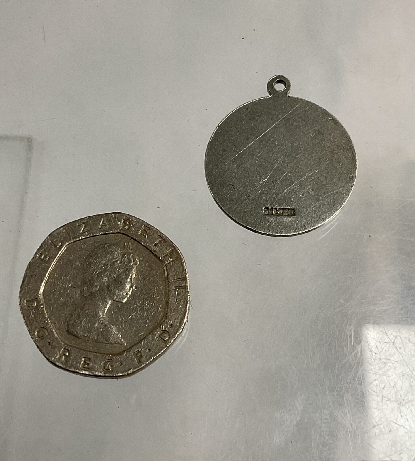 silver sagitarius pendant - Image 2