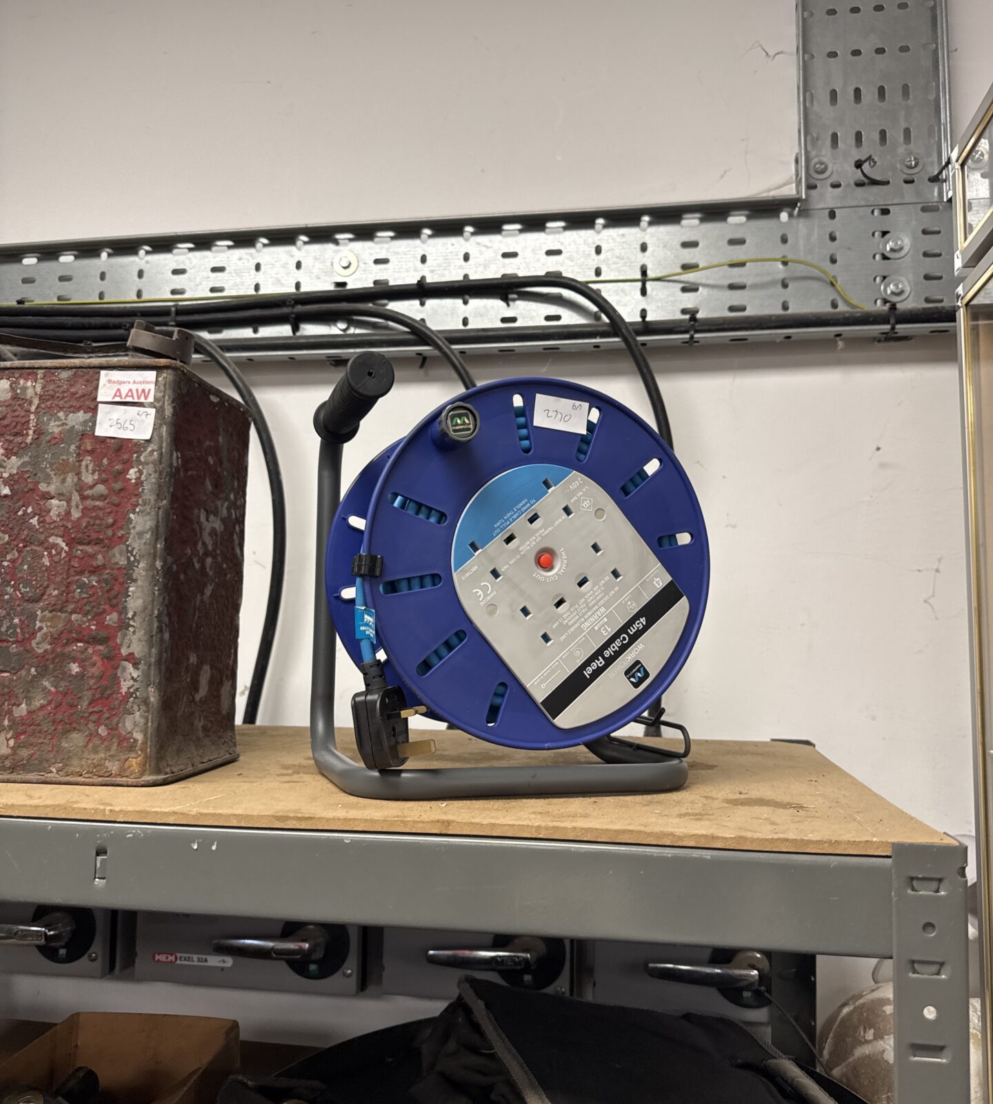 Masterplug workpower 45m extension reel - working