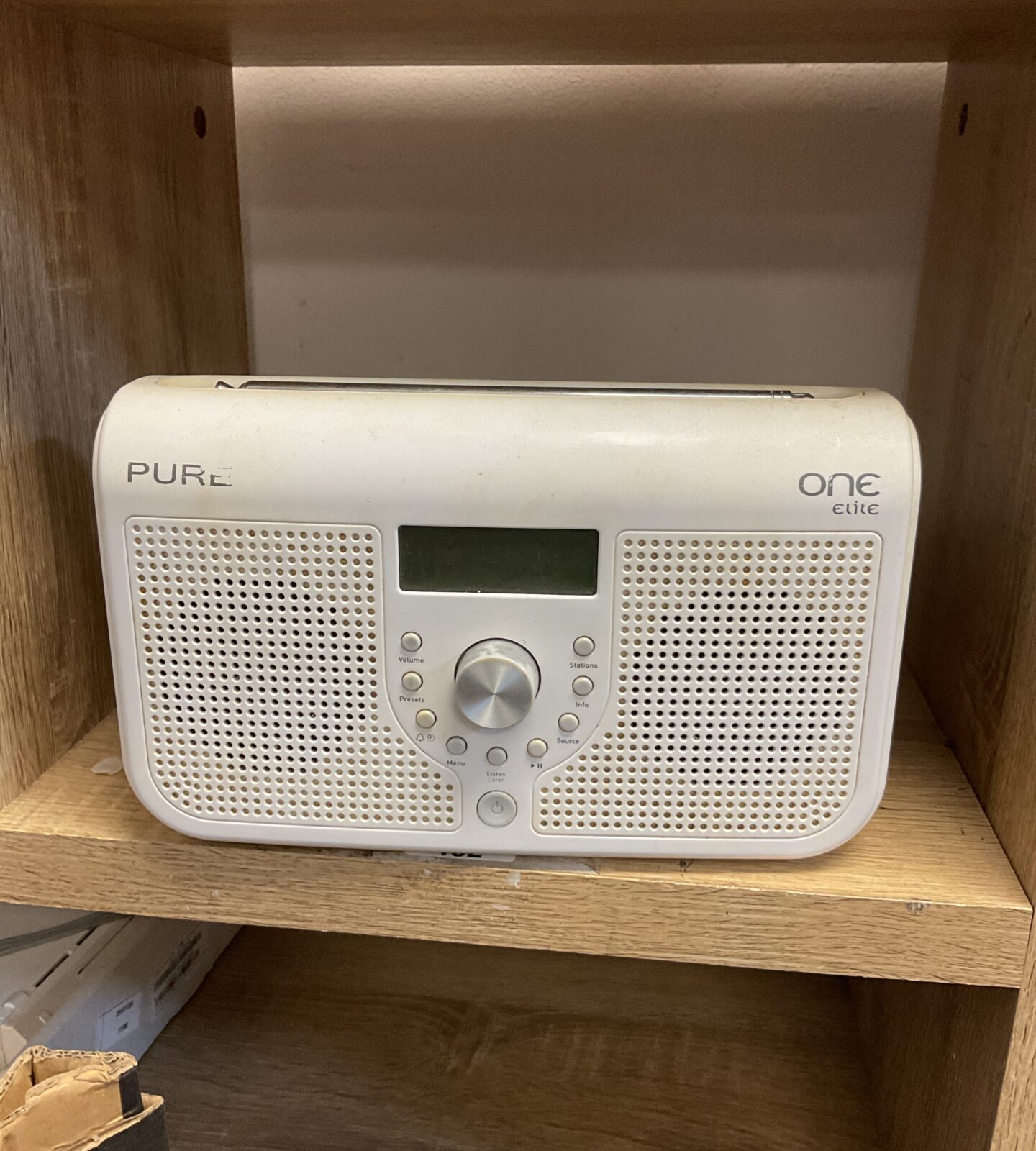 Pure one elite dab radio with power supply
