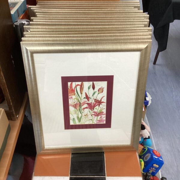 Quantity of Framed Floral Prints