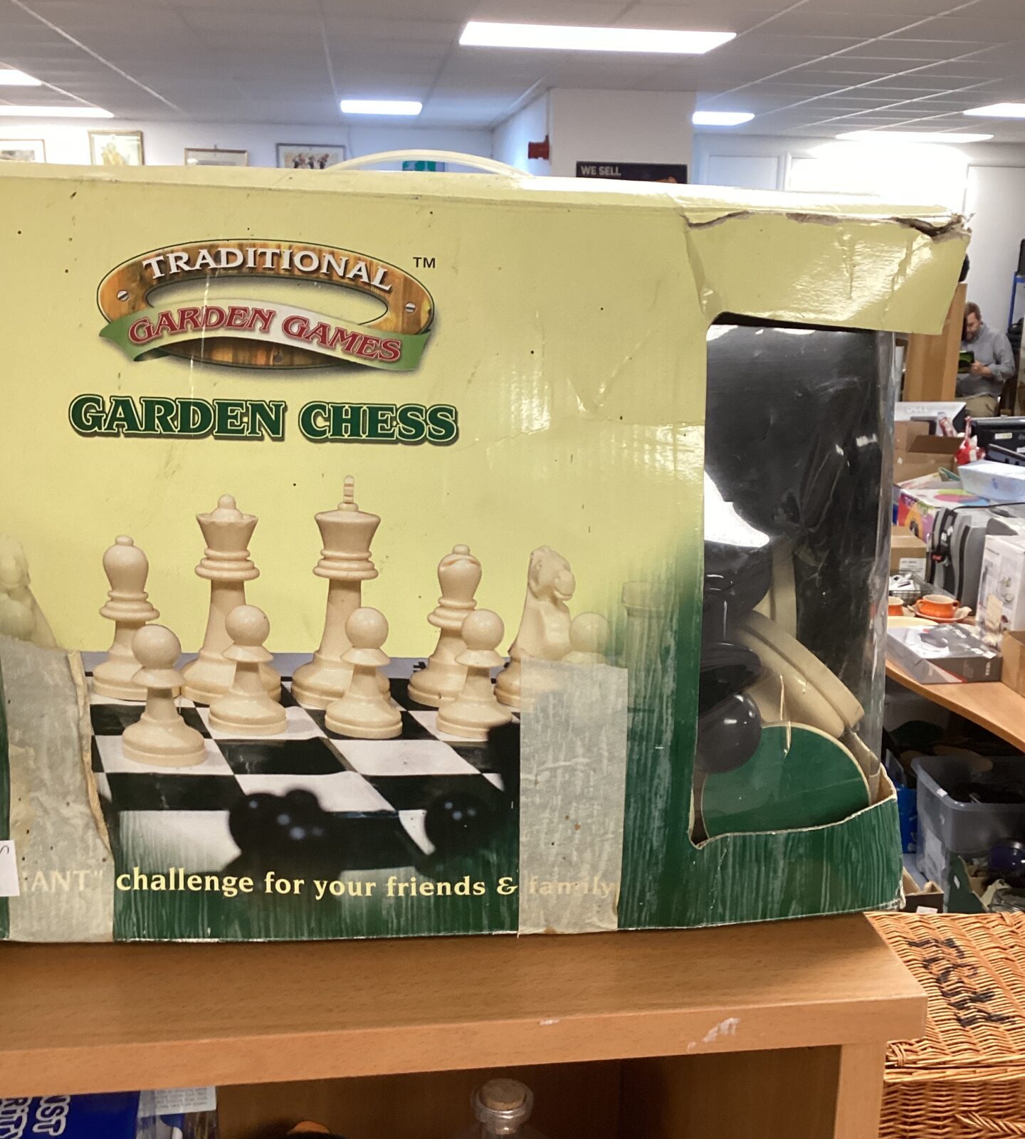 Traditional Garden Games Large Chess Set