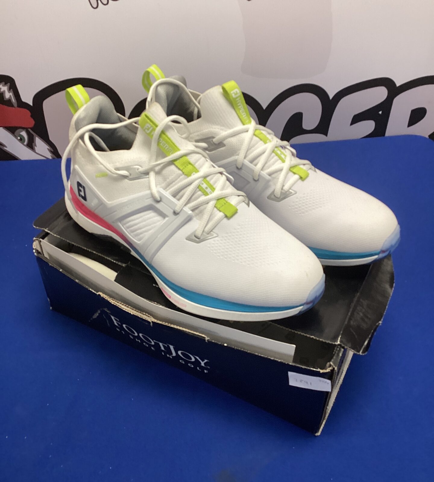 Pair of size 10.5 footjoy golfing shoes