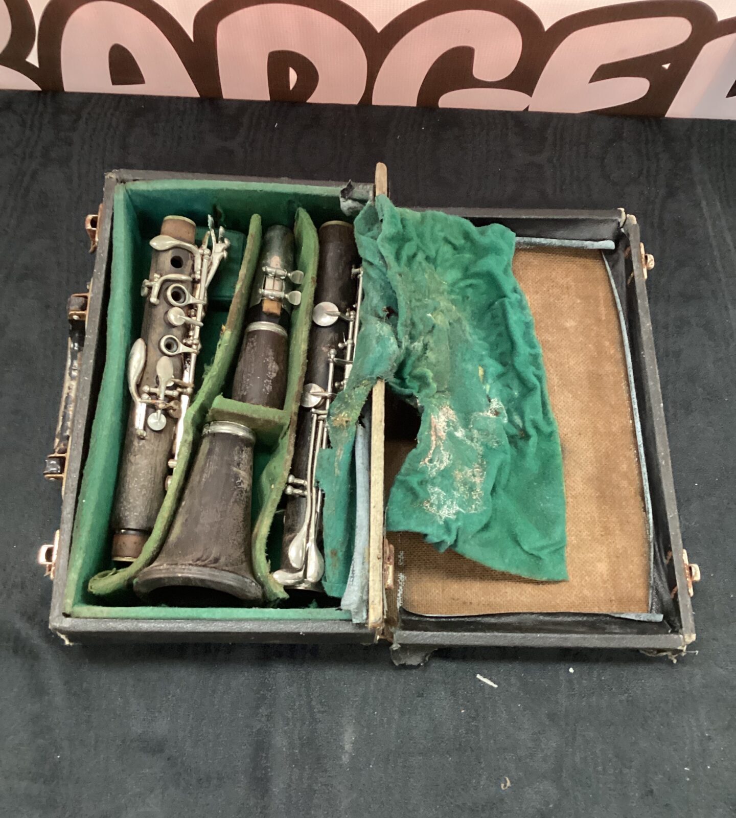 Antique Clarinet with case