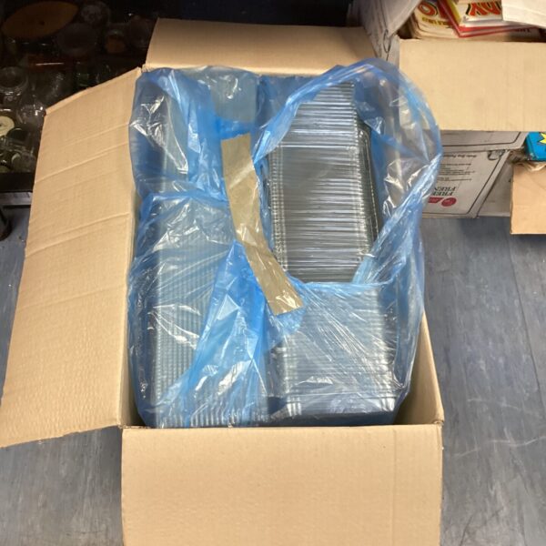 Box of clear catering packaging