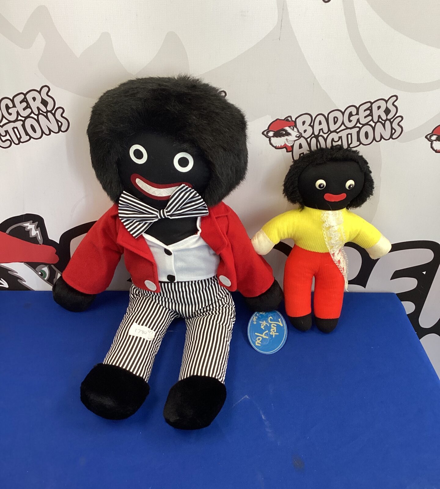 Two soft golly toys inc Lesser & Pavey