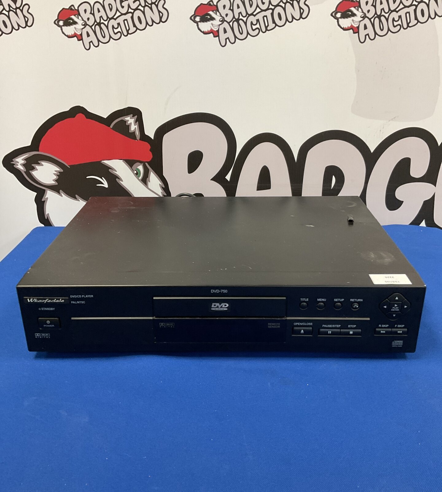 Wharfedale DVD/CD player DVD-750 with remote
