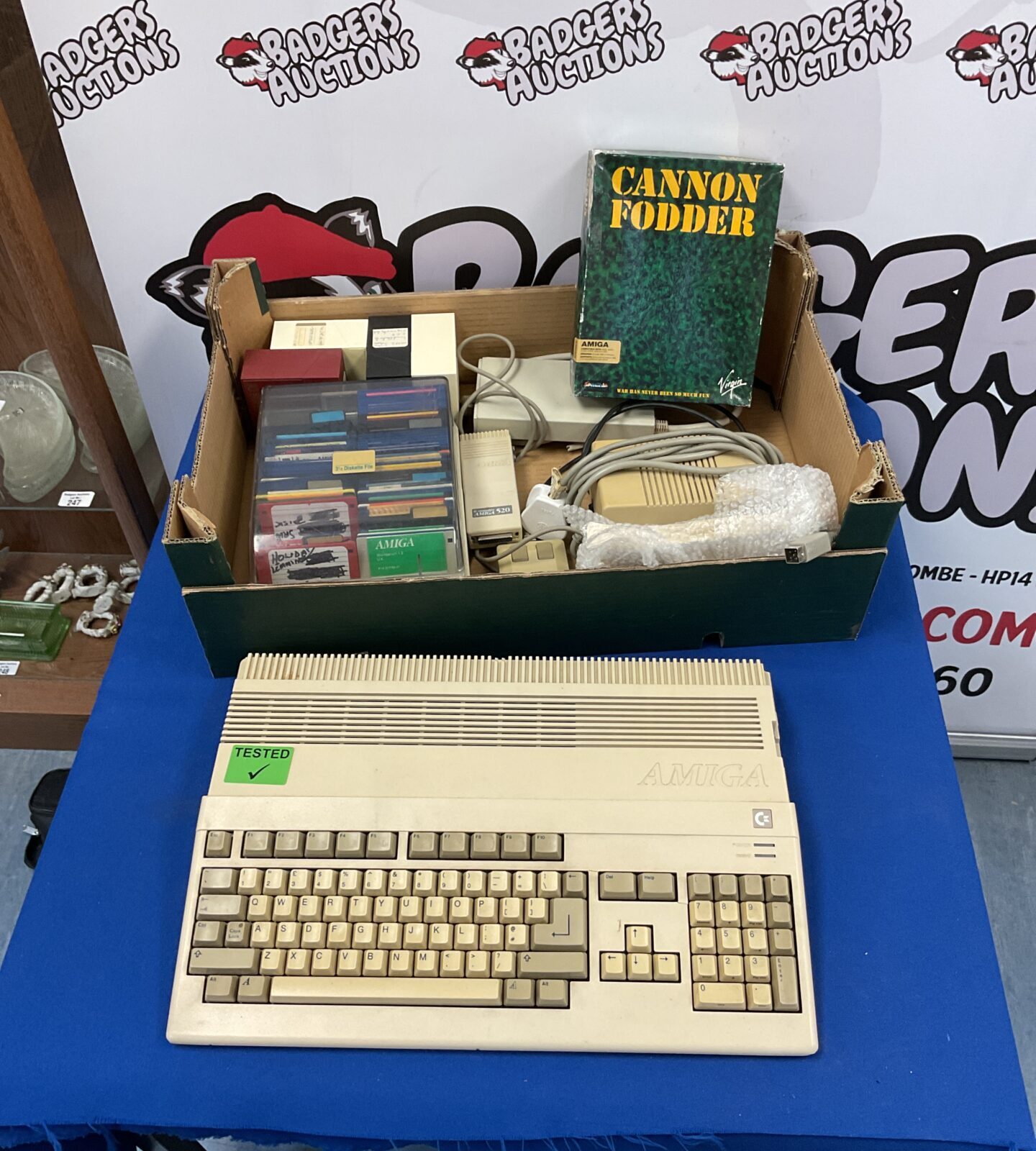 Commodore amiga a500 computer working with games & software