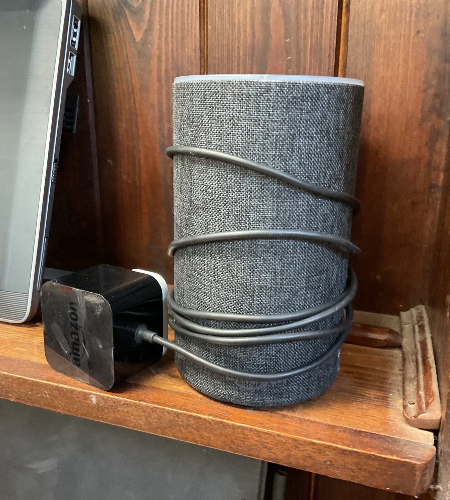 Amazon alexa smart speaker with power supply
