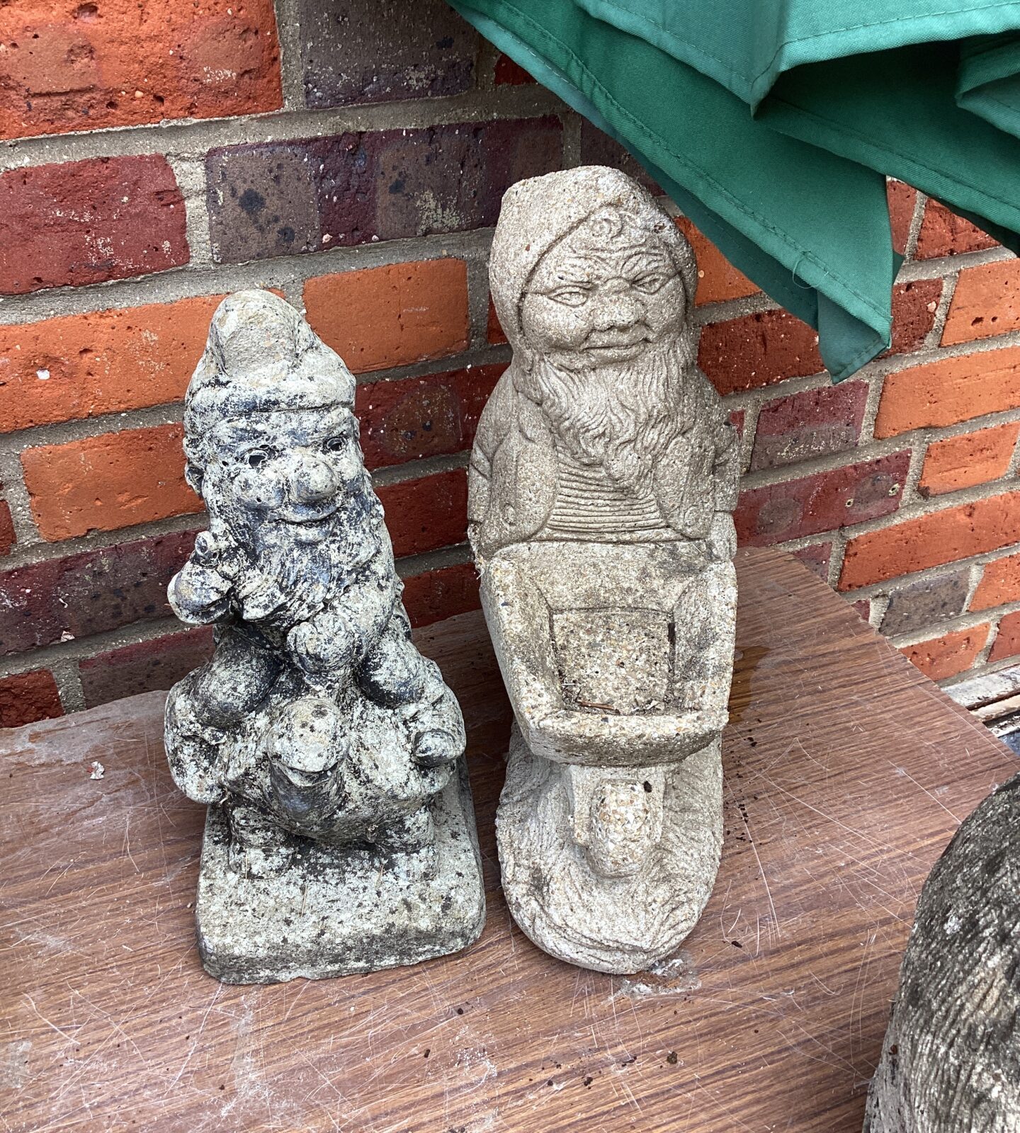 Two Gnome Garden Ornaments
