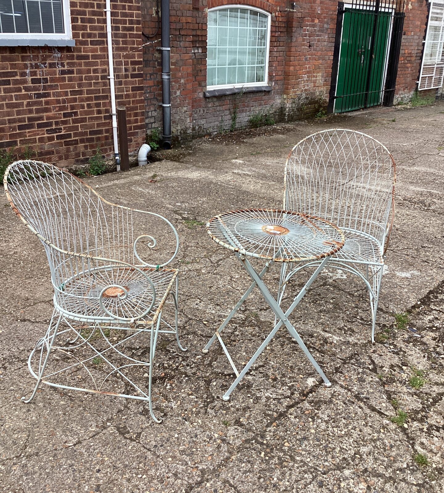 Metal Garden Table with Chairs
