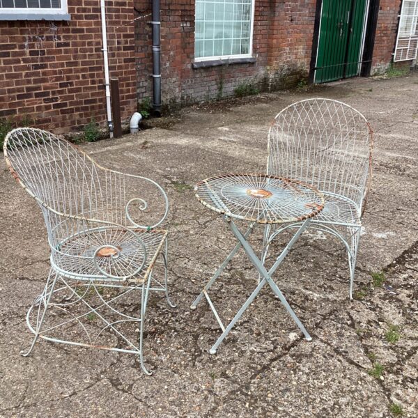 Metal Garden Table with Chairs