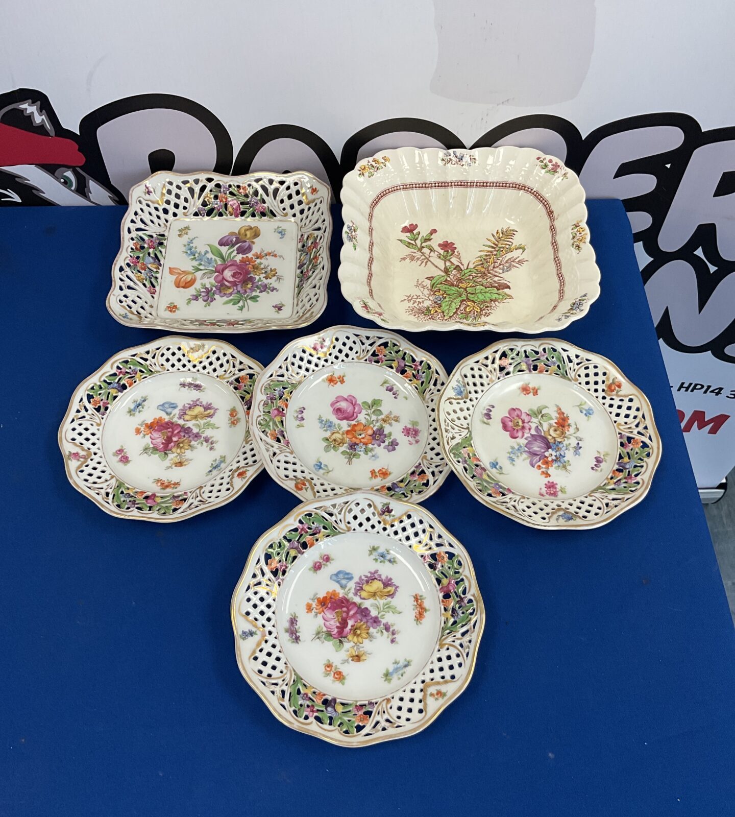 Selection of china including copeland rosalie & schumann