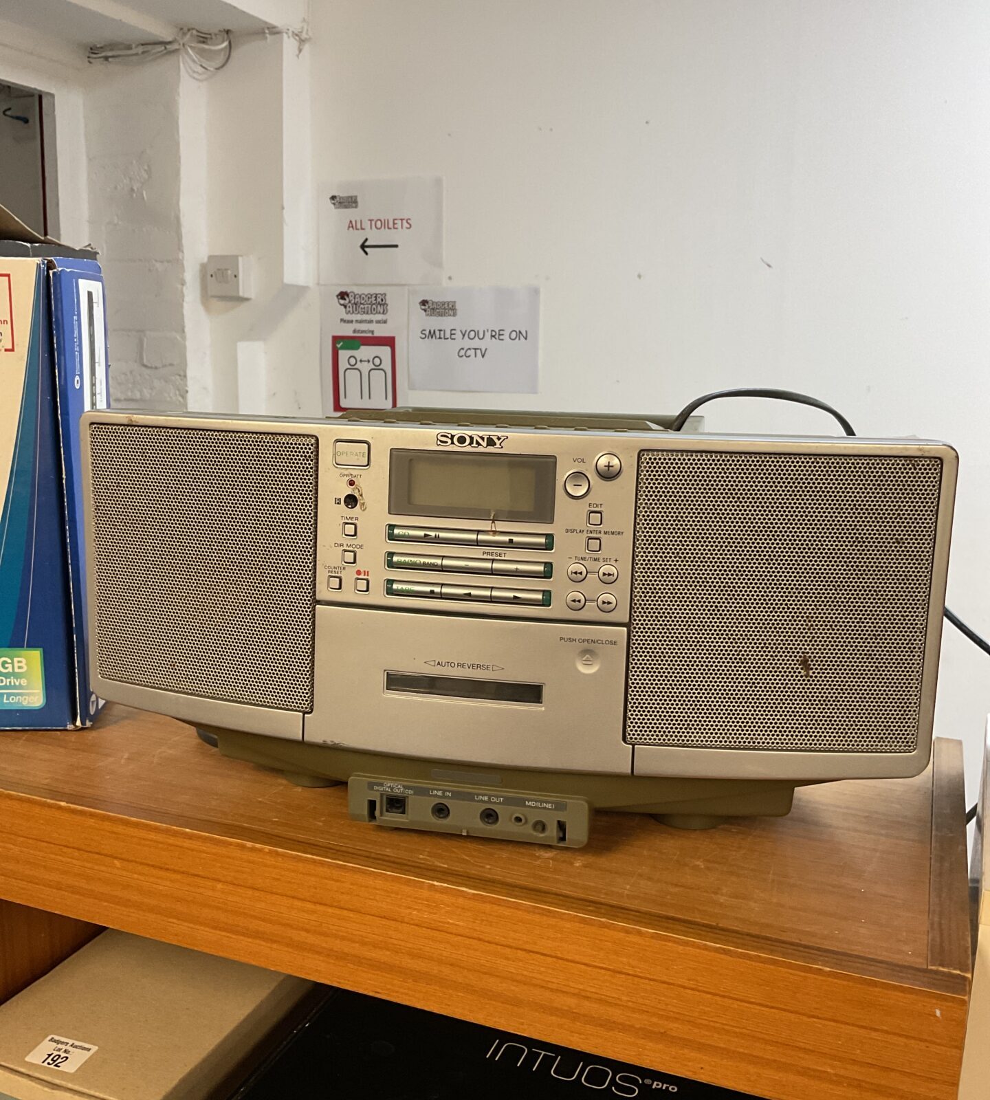 Sony zs-d5 cd cassette radio system