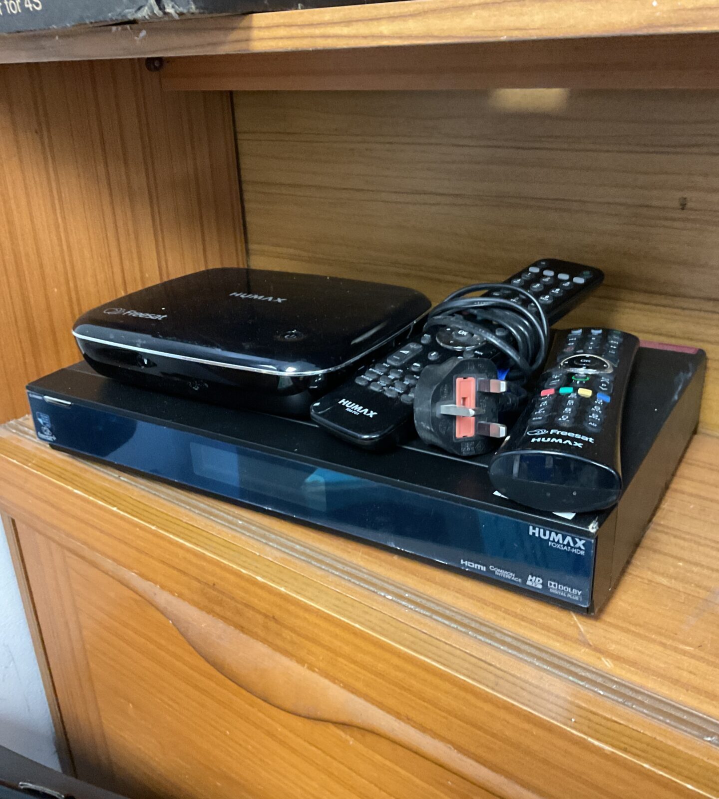 Humax freesat & humax foxsat boxes with remotes