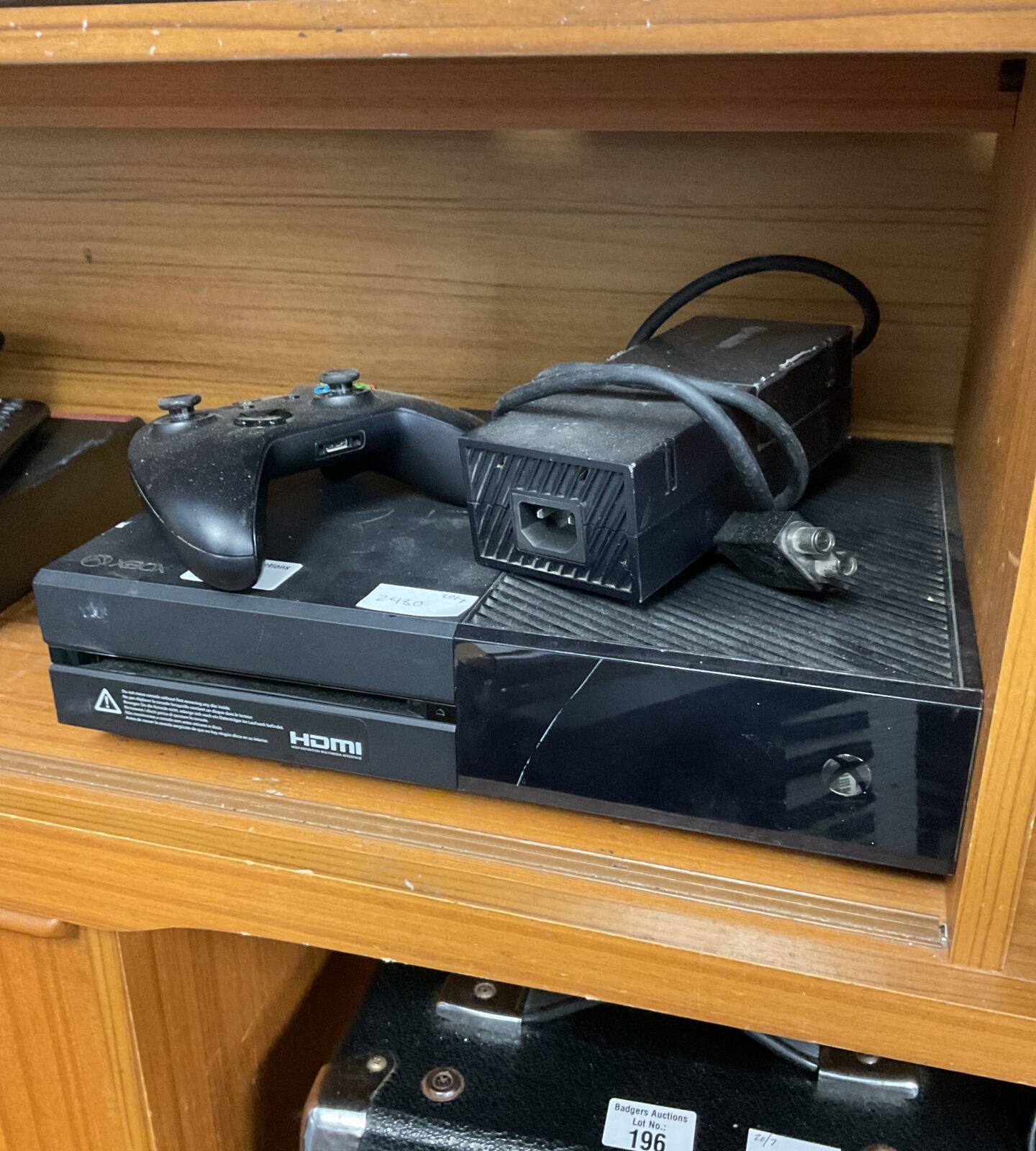 Microsoft xbox one console with controller & power supply