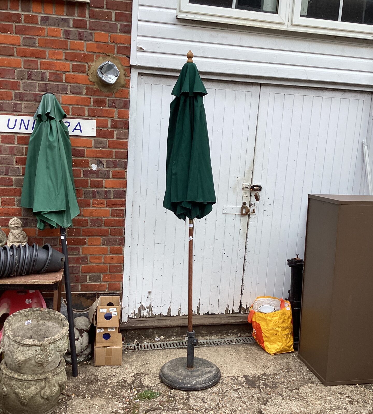 Tall Patio Parasol with stand