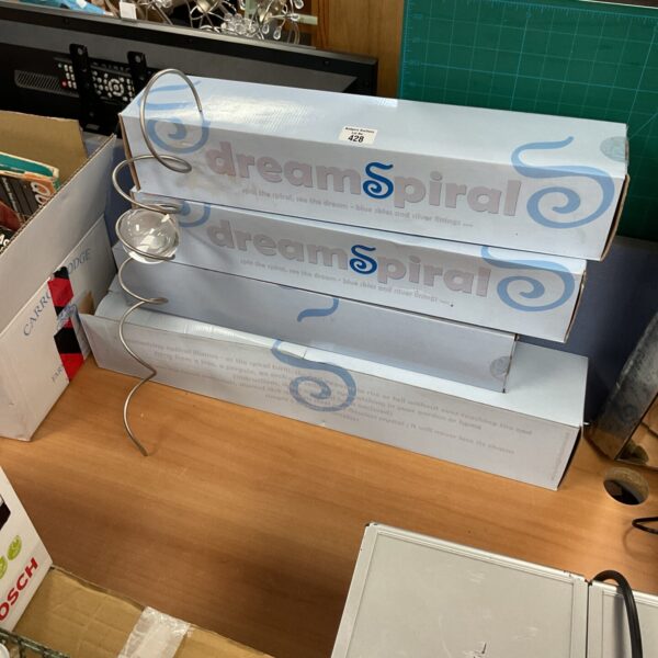 Four boxes of new dream spirals