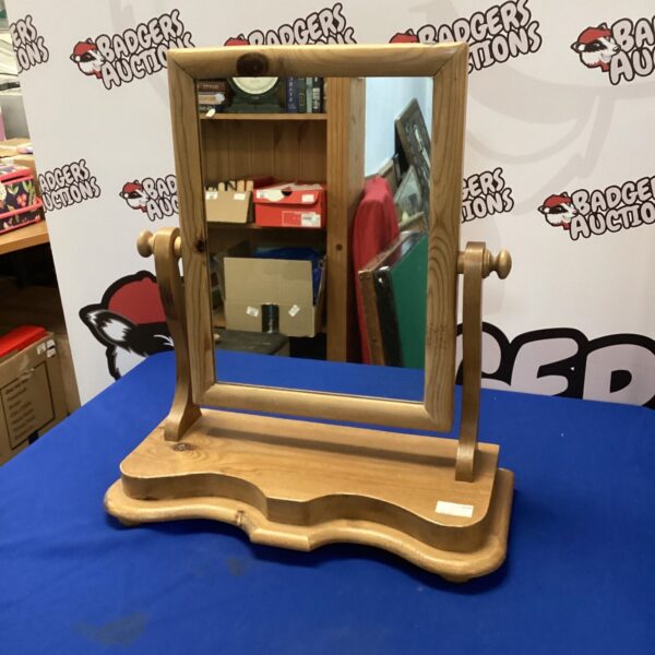 Pine dressing table mirror