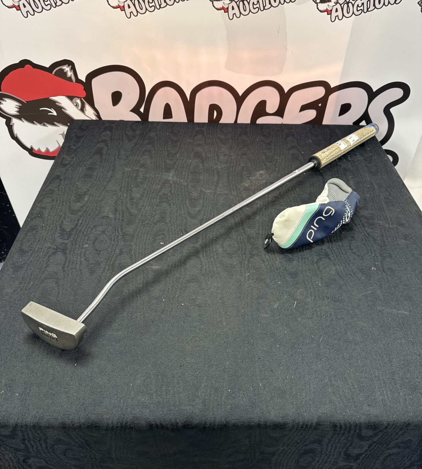 Ping piper putter with super stroke slim 30 fat grip & head cover